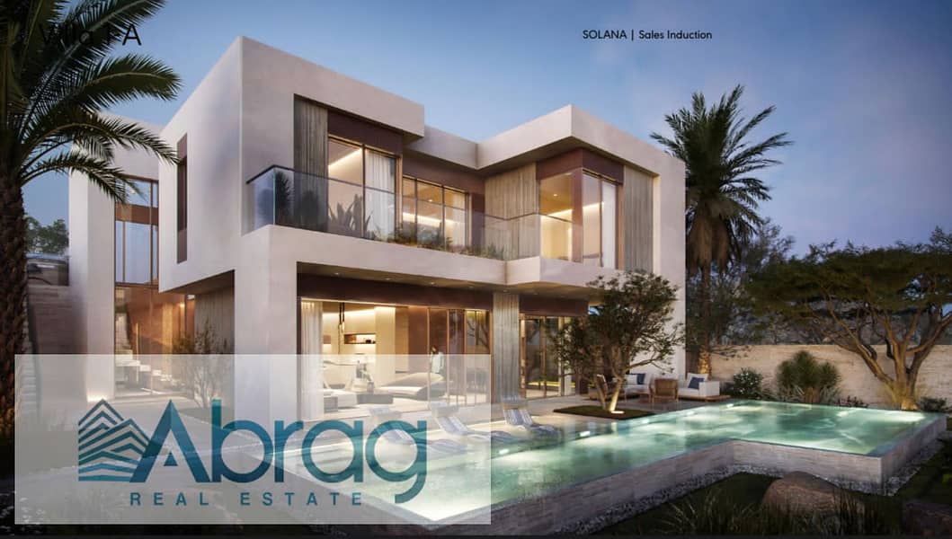 Twin house for sale with no down payment and installment over 10 years in Solana West Aura compound, New Sheikh Zayed. - Więcej
