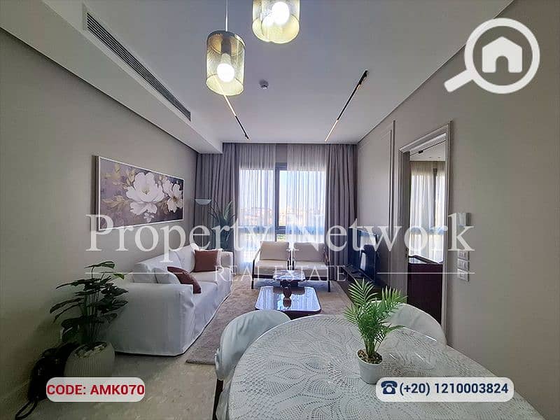 Fully Furnished Apartment for Rent Al Jazi Marriott Residence New Cairo Prime location Long Term Only - Ansicht 2