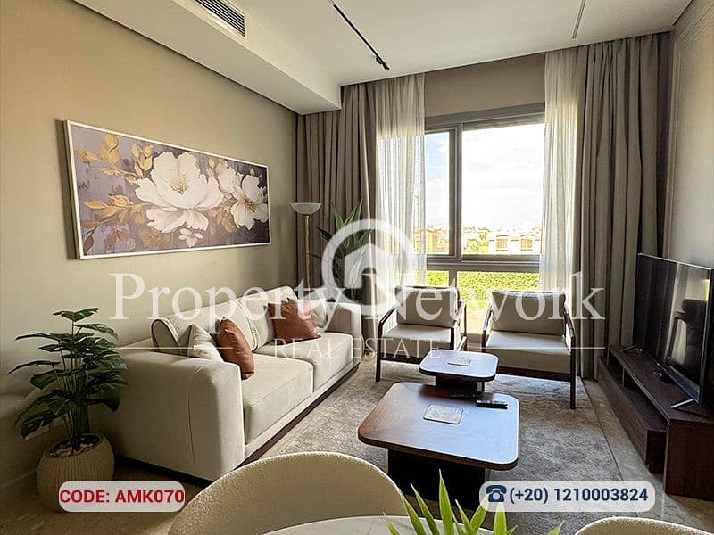 Fully Furnished Apartment for Rent Al Jazi Marriott Residence New Cairo Prime location Long Term Only - Ansicht 6
