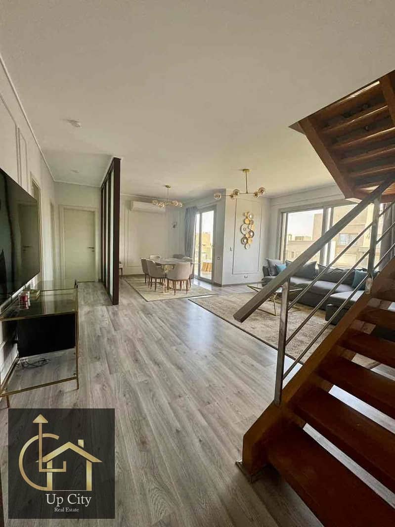 Special penthouse For rent Fully furnished with Roof area First use Open view on Garden - Aanzicht 2