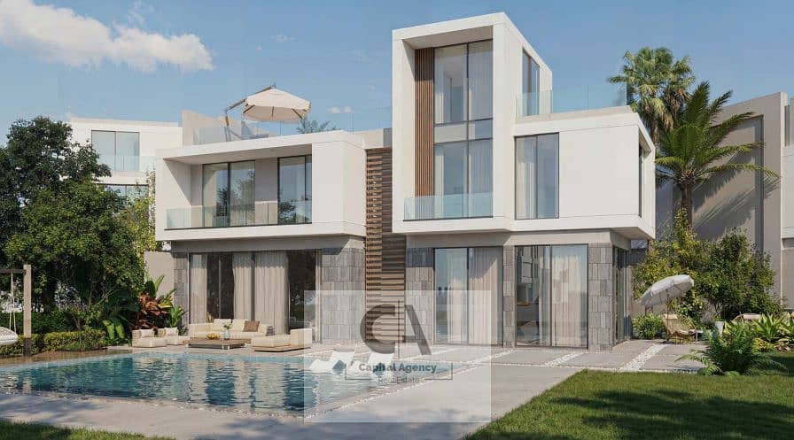 Townhouse for sale in El Patio Jade compound in the heart of the New Administrative Capital, next to La Vista City, with a 5% down payment and a prime – pohled 3