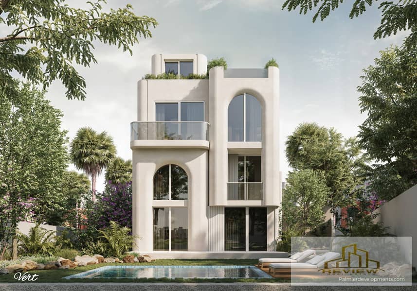 Vert Compound in a prime location near Waslet Dahshour & Mall of Arabia, modern design, full services, 0% down payment, installments up to 8 years, - Widok 3