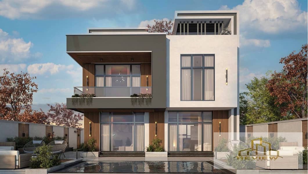 Standalone villa in prime New Zayed at Guzal Compound (villas only). Full privacy, premium amenities, 10% down payment, installments up to 8 years, d - Widok 2