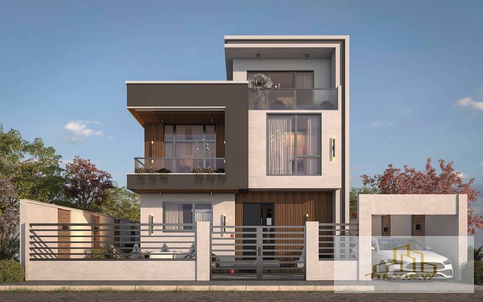 Standalone villa in prime New Zayed at Guzal Compound (villas only). Full privacy, premium amenities, 10% down payment, installments up to 8 years, d - Widok 3