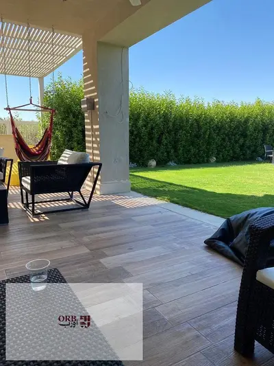 Senior chalet for sale in Hacienda Bay, North Coast Egypt, 228 sqm + 250 sqm private garden, 4 master bedrooms, ultra lux finishing, fully furnished,
