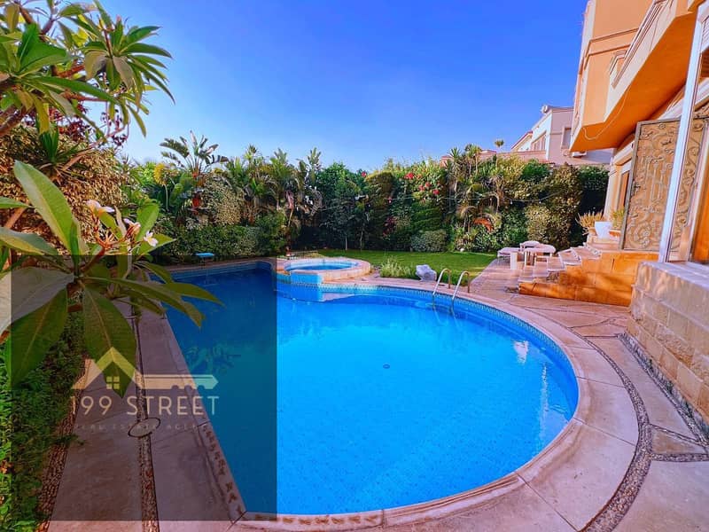 Villa for sale in Fifth Settlement, 1150 square meters, super deluxe finishing, fully furnished - Widok 2
