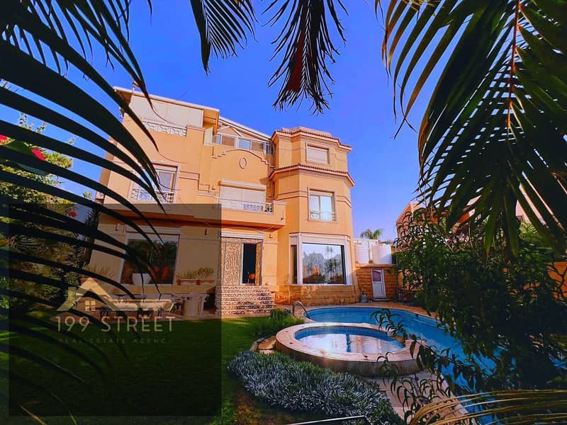 Villa for sale in Fifth Settlement, 1150 square meters, super deluxe finishing, fully furnished - Widok 4