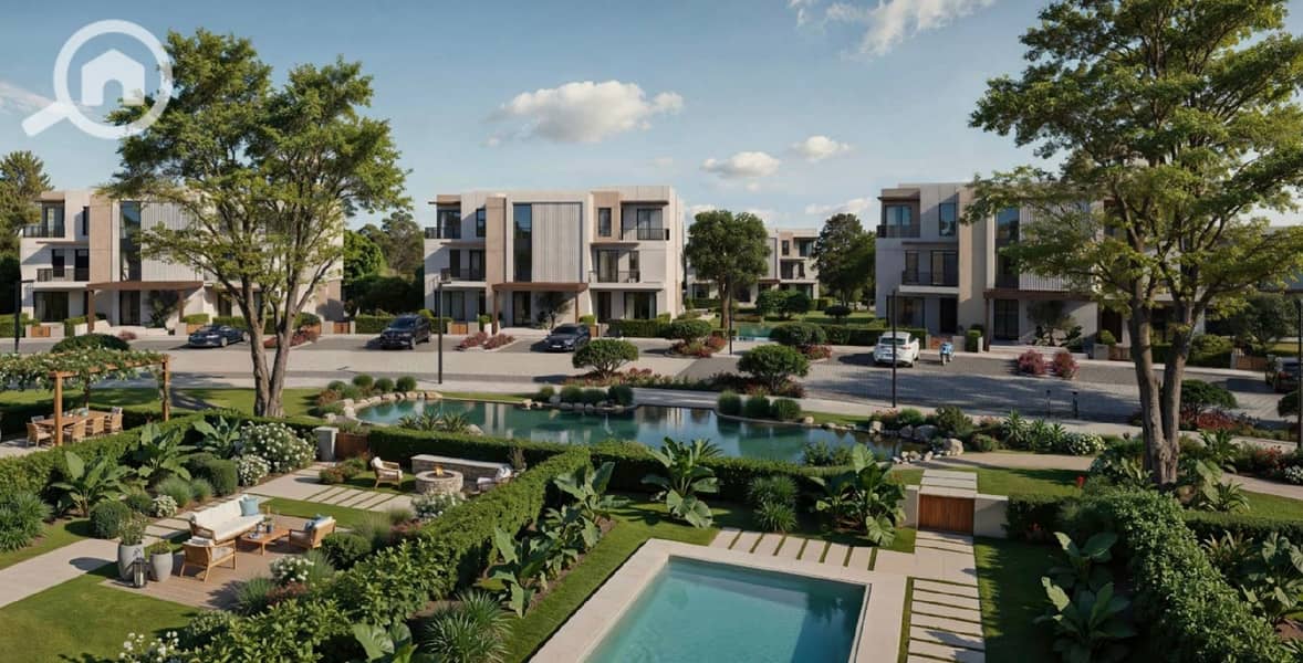 Twin house villa 177 meters for sale in the latest phase of O West 6th October in a special location – pohled 6