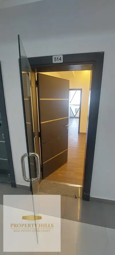 For rent Shop or Clinic 45 sq m fully finished in Cairo Business Plaza Fifth Settlement New Cairo Prime location open view.