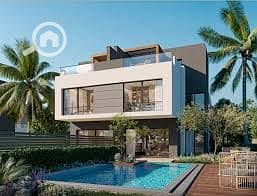 Distinctive townhouse overlooking landscaped areas Ready To Move for sale on the longest installment plan in Palm Hills Alexandria - Widok 4