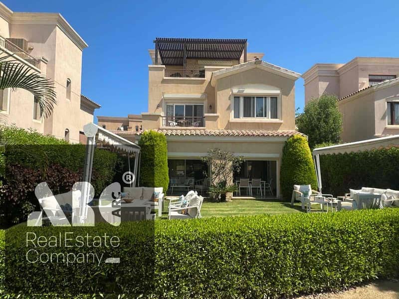 villa standalone for sale in Marassi Verdi North Coast, five bedrooms , view lagoon and swimming pool, steps from the sea - Widok 2