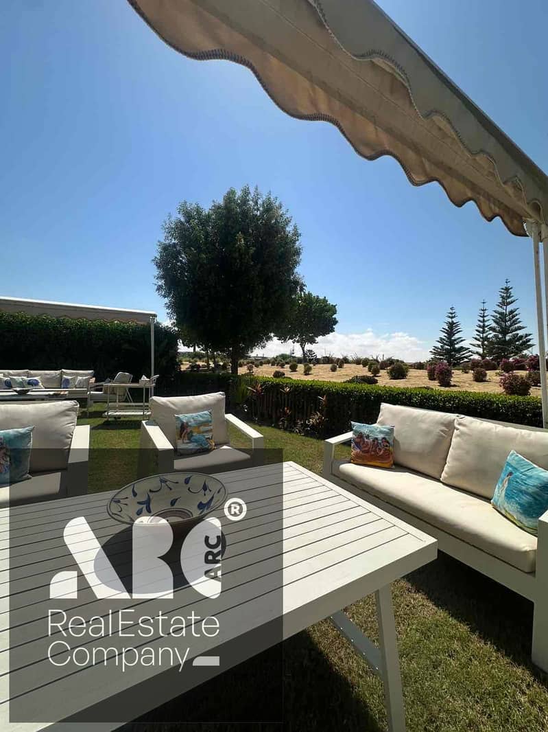 villa standalone for sale in Marassi Verdi North Coast, five bedrooms , view lagoon and swimming pool, steps from the sea - Widok 3