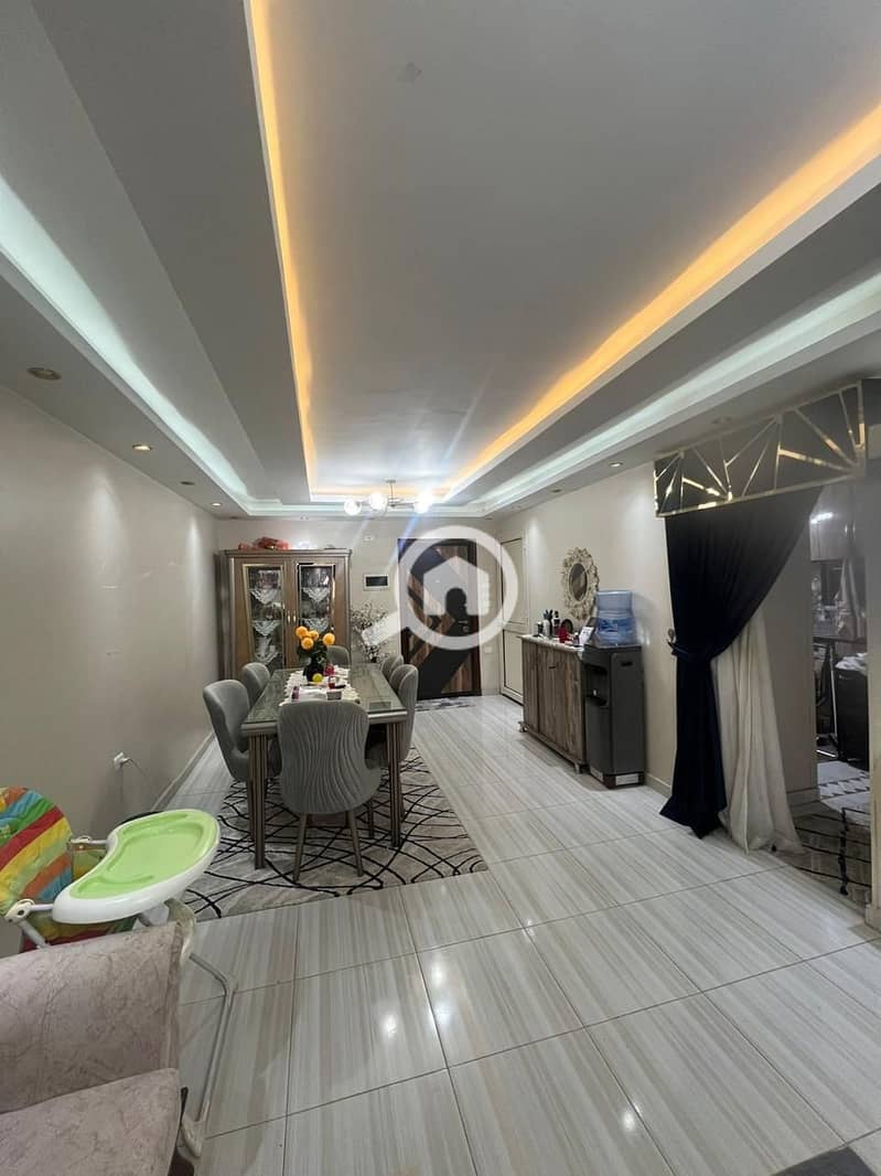 Apartment for sale, area of 160 square meters, ultra superlux finishing, a step from the main Mithaq Road in Zahraa, Nasr City, Al-Ahaly Buildings - Widok 3