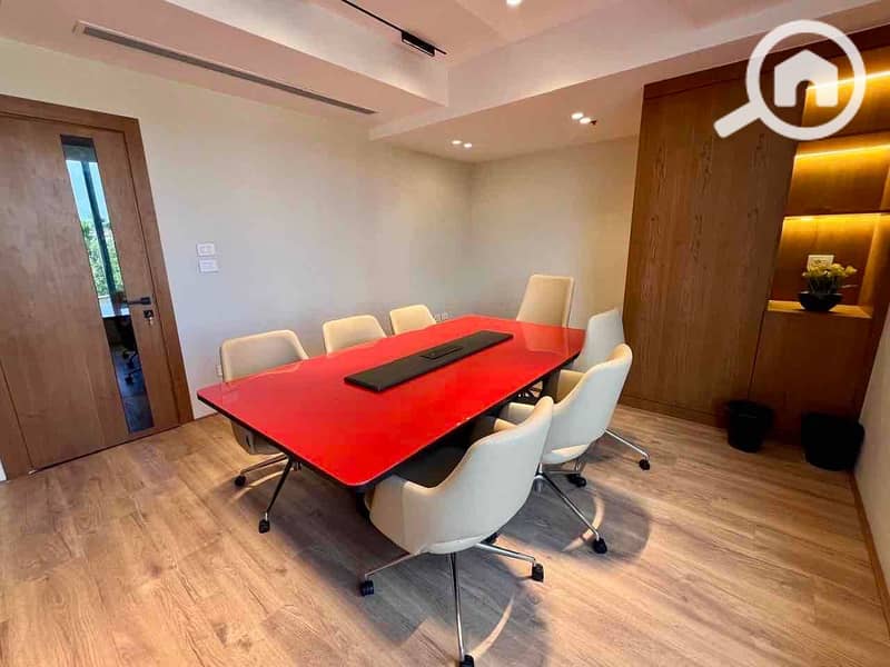 Fully Furnished Office for Rent 256m – Ivory Business Park Sodic - Mehr