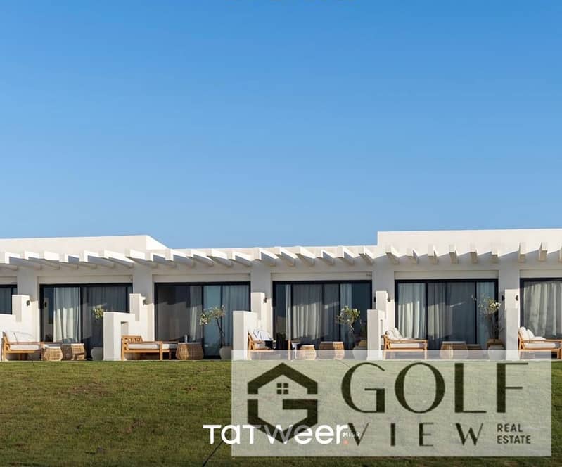 For sale, a chalet with 3 rooms, ground floor with a garden, distinctive view and location in De Bay, North Coast – Development Egypt - Aanzicht 3