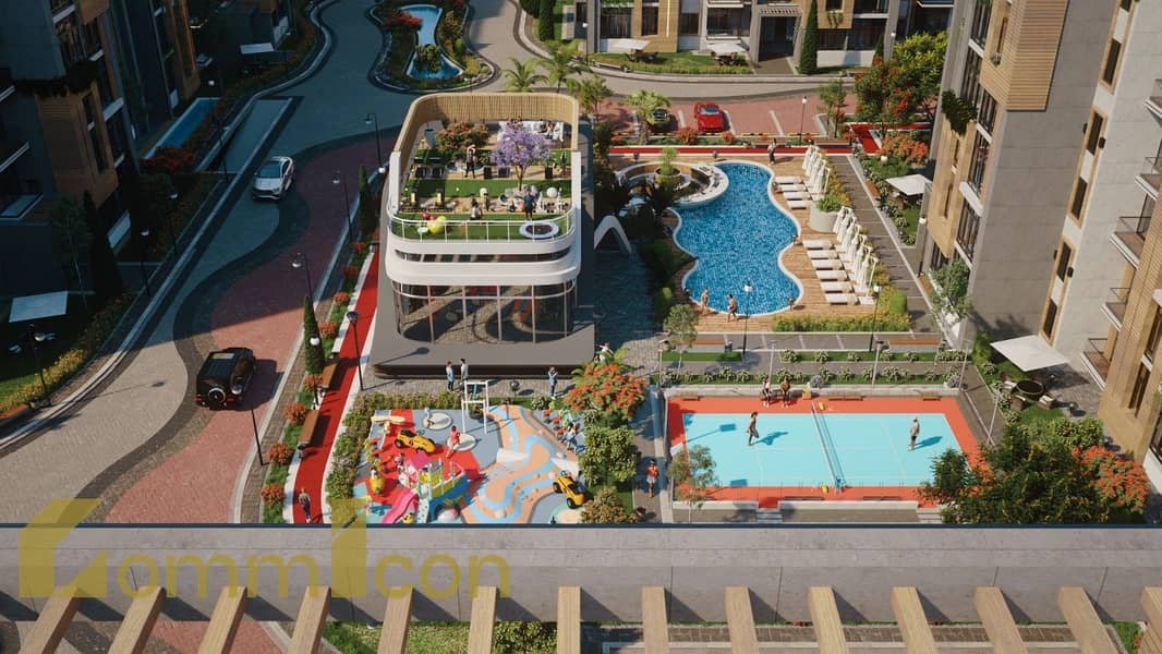 Apartment for sale in Valencia Valley compound – directly opposite Hyde Park | New Cairo - Fifth Settlement - Mehr