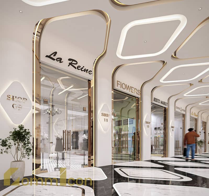 Commercial shop for sale in Valencia Hub, Fifth Settlement - New Cairo - Mehr