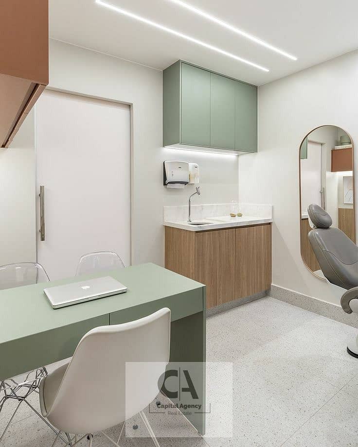 Clinic for rent, 75 sq m, in a prime mall on North 90th Street - a bargain price - finished with air conditioning - Fifth Settlement – pohled 3