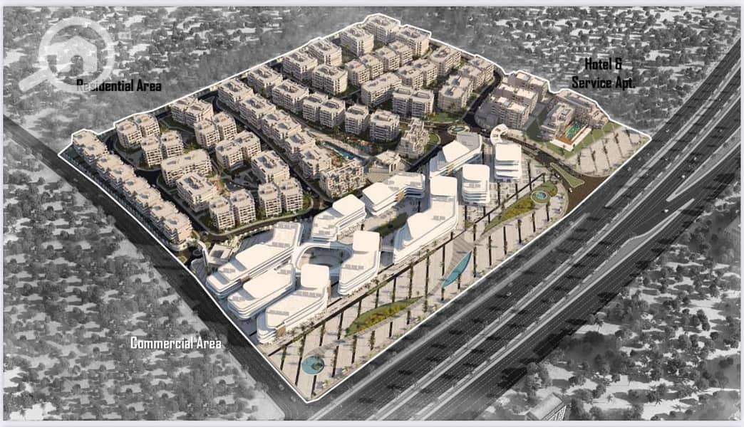 Apartment for sale in Aqmar Compound, 103 meters in Aqmar directly on Al-Wahat, starting price with lower down payment and longer repayment period. - Ansicht 5
