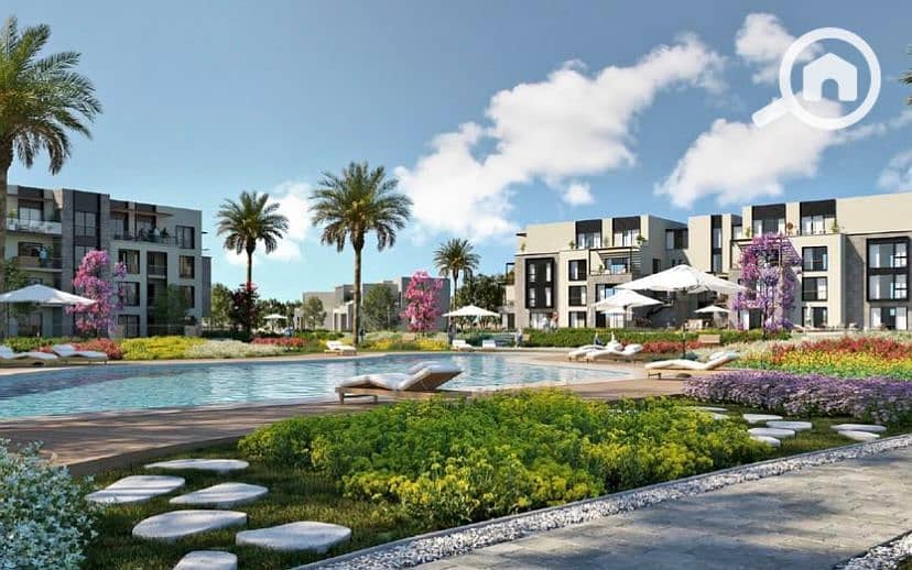 Prime Location Garden Apartment for Sale with Landscape View | Ready Soon | Garden Lakes Hyde Park, October - Widok 5