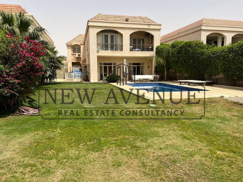 Fully finished Standalone villa with prime location lake view in Mirage City - New Cairo - Widok 2