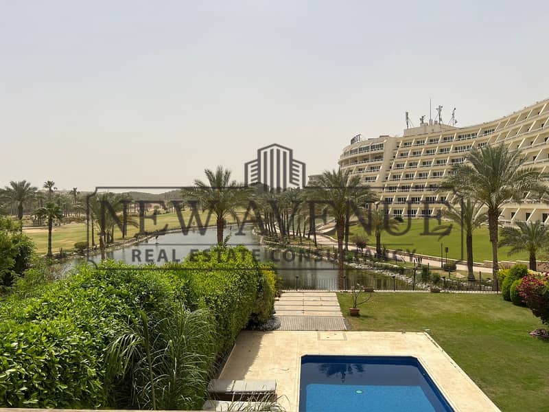 Fully finished Standalone villa with prime location lake view in Mirage City - New Cairo - Widok 3
