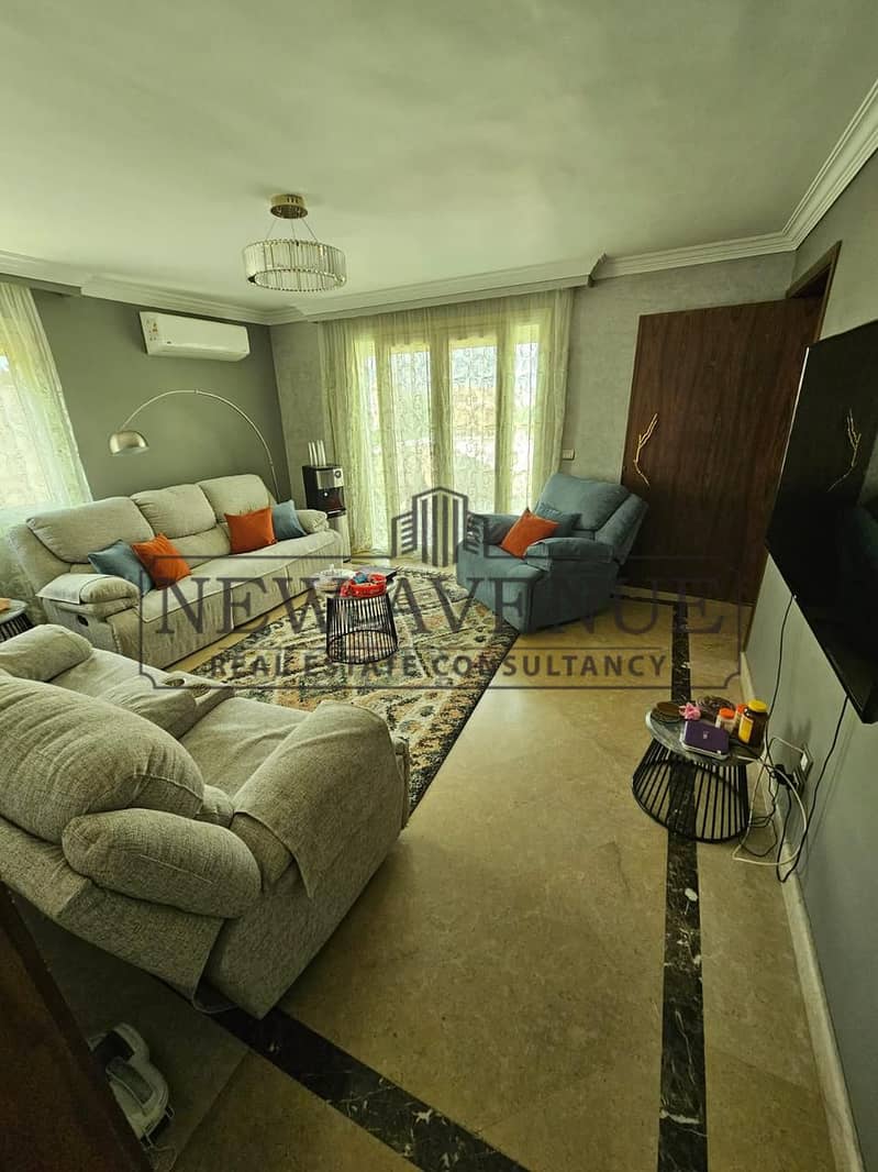 Roof apartment in fully finished with furniture and appliances with perfect view open wide garden El Shouifat, New Cairo - Ansicht 6
