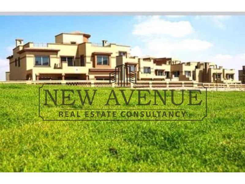Twin house with Open view on a big landscape four bedrooms plus living room for sale in Palm Hills Katameya PK1 - Więcej