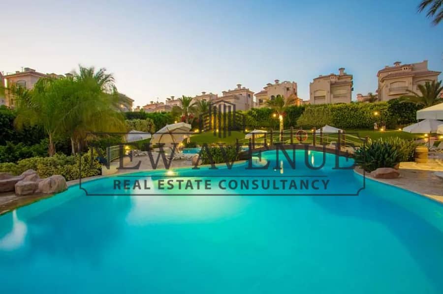 Patio 4 El Shorouq Twin house corner Ready to Move landscape view – pohled 5