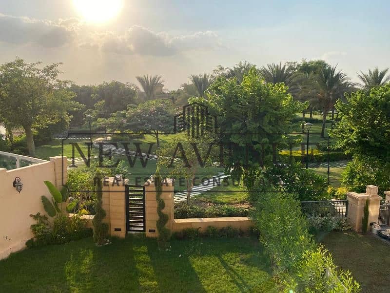 Twin House Type H for sale at Madinaty View Wide Garden Fully Finished ultra super lux Location in front of Four Seasons Hotel - Widok 3