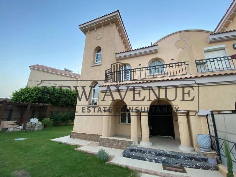 Twin House Type H for sale at Madinaty View Wide Garden Fully Finished ultra super lux Location in front of Four Seasons Hotel - Widok 6