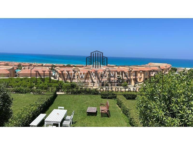 Under market price Twin Villa for sale at Telal North Coast with prime location Panoramic Sea View Semi Furnished with Ac's and ready to move - Widok 2