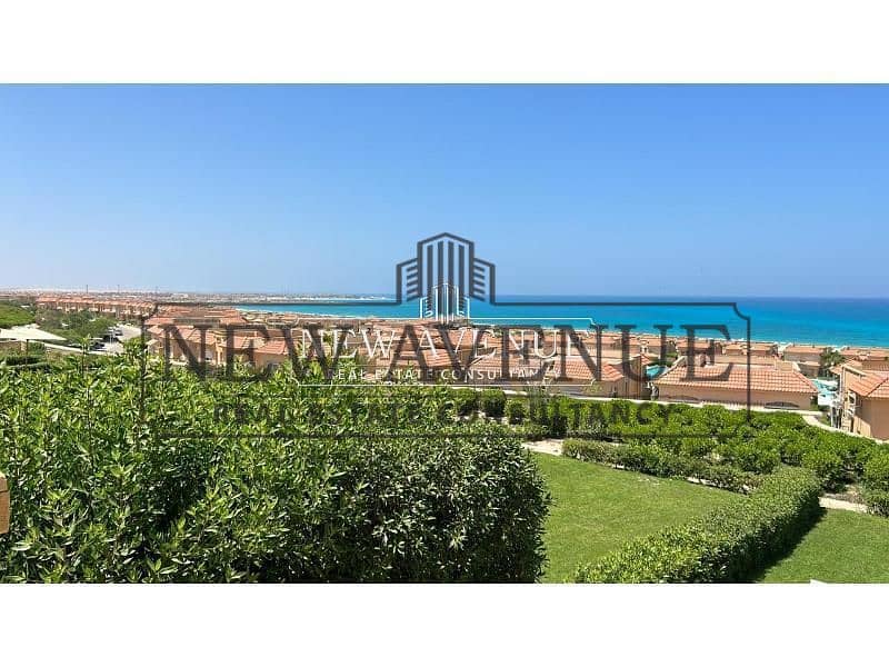 Under market price Twin Villa for sale at Telal North Coast with prime location Panoramic Sea View Semi Furnished with Ac's and ready to move - Widok 5