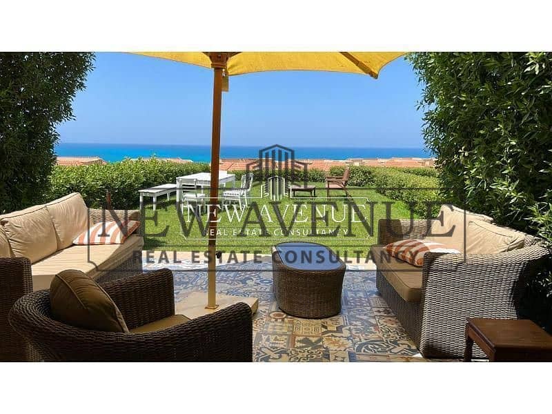 Under market price Twin Villa for sale at Telal North Coast with prime location Panoramic Sea View Semi Furnished with Ac's and ready to move - Widok 6