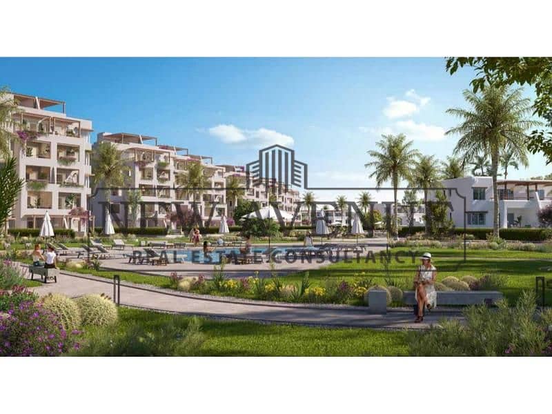 Chalet with installment till 2031 - 2 bedrooms - Fully finished - in Hacienda West - north coast - Aanzicht 4