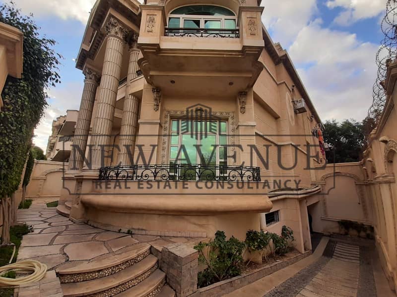 Separate Standalone villa with basement and swimming pool for sale in El Shouyfat Open view fully furnished with all appliances included Delivered – pohled 5