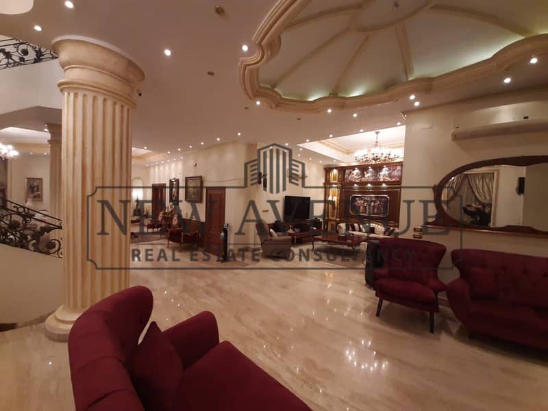 Separate Standalone villa with basement and swimming pool for sale in El Shouyfat Open view fully furnished with all appliances included Delivered – pohled 4
