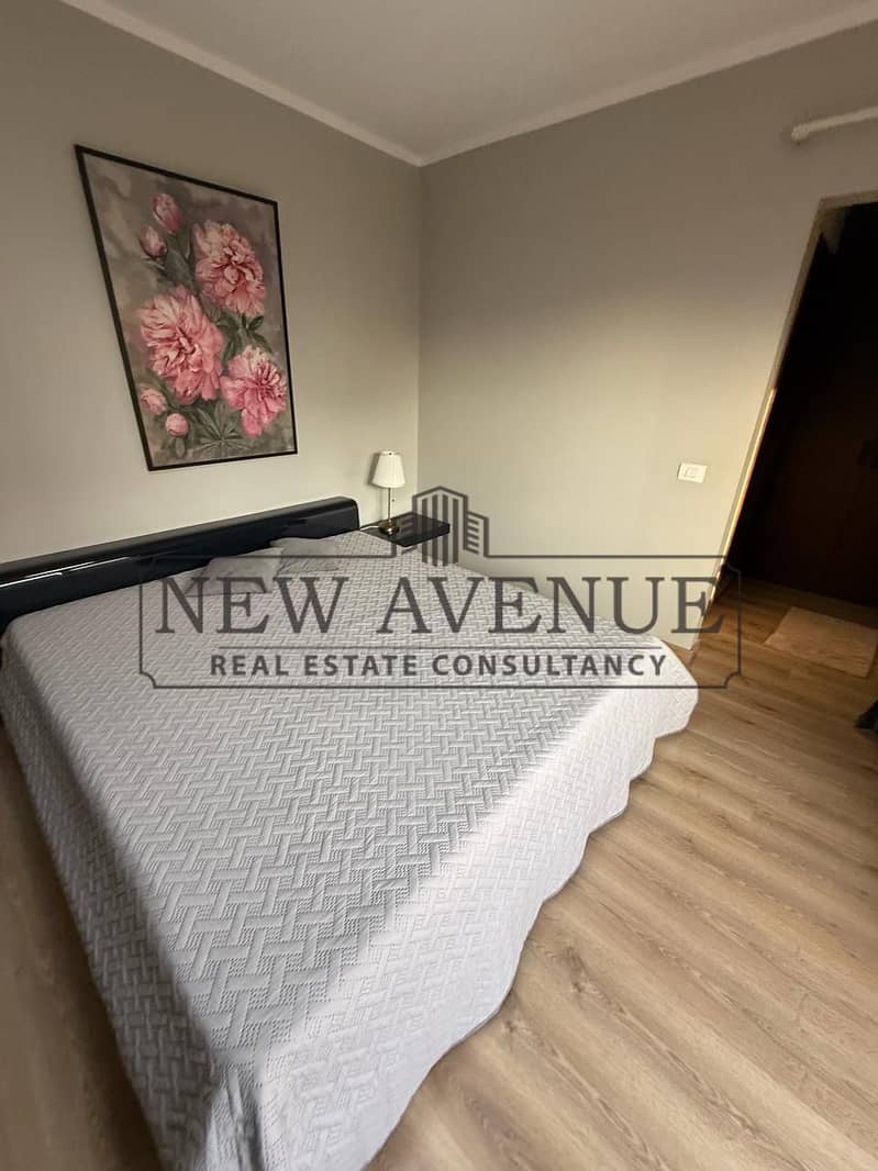 Delivered Garden apartment with Garden in 90 Avenue New Cairo Very prime location fully finished with ACs By TBK - Widok 5