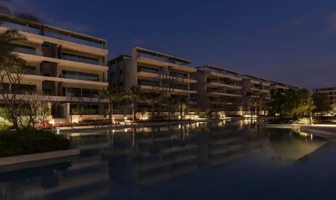 Penthouse with biggest Area in Lake View Residence New Cairo Ready To Move prime location Core and Shell – pohled 5