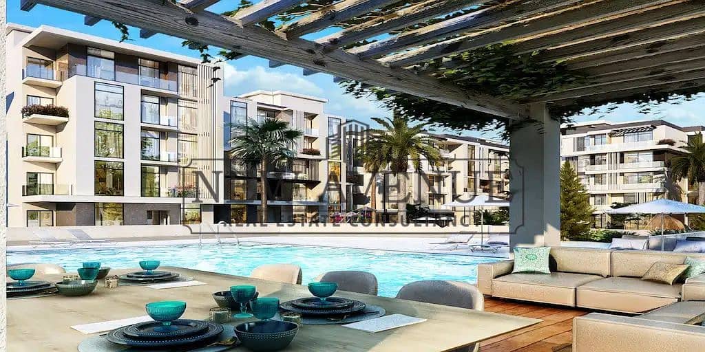Under Market Price Finished Townhouse directly Sea and Lagoon View at Mar bay Ras Al Hekma compound AL Marasem facing north - Aanzicht 6