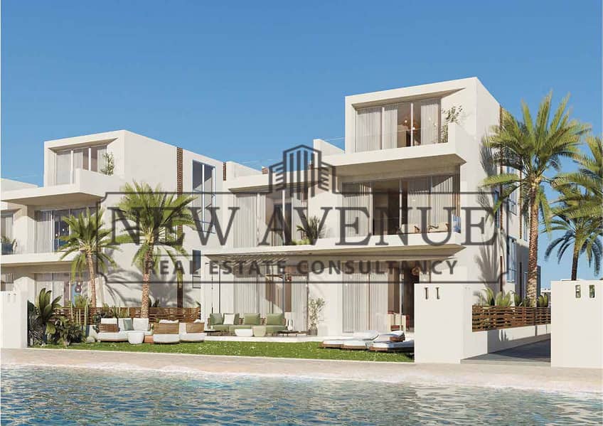 Under Market Price Finished Townhouse directly Sea and Lagoon View at Mar bay Ras Al Hekma compound AL Marasem facing north - Aanzicht 5