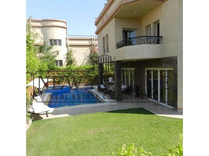 Fully Furnished Villa 450m with Swimming Pool for rent in El Rehab City developed by Talaat Moustafa – pohled 3