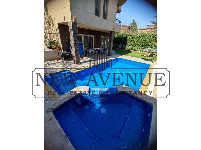 Fully Furnished Villa 450m with Swimming Pool for rent in El Rehab City developed by Talaat Moustafa – pohled 4