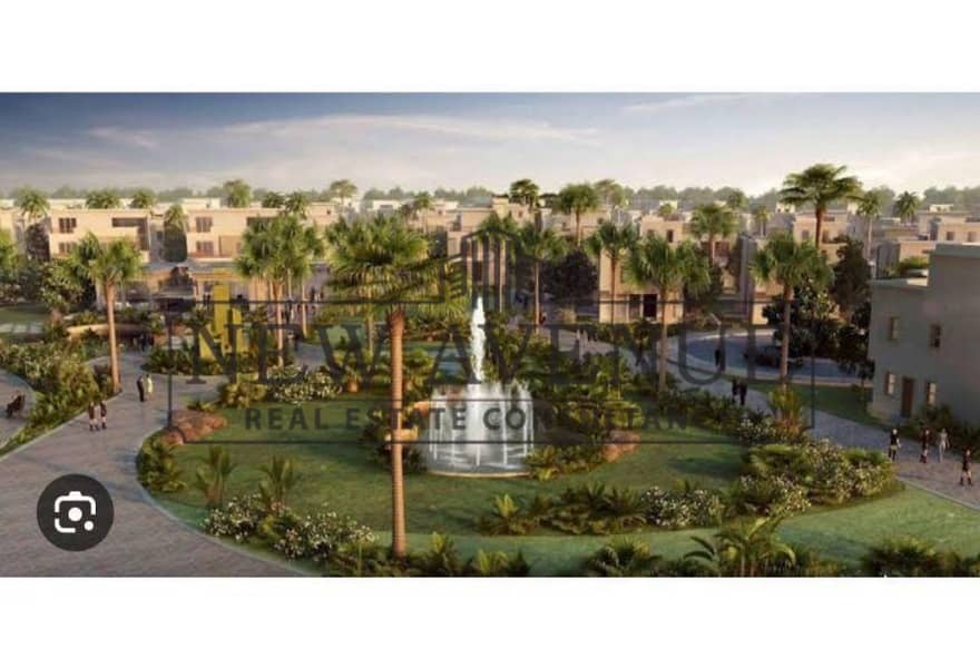 Ready to move Twin house with private garden for sale in Jedar compound 6th October Giza developed by Iwan - Widok 3