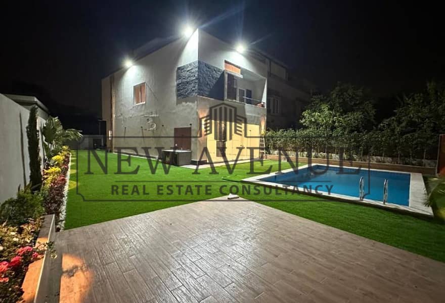 Ultra-modern finishing Twin house corner with Private swimming pool for sale in Zayed Dunes Compound Developed by Al Rabwa Group - Ansicht 5