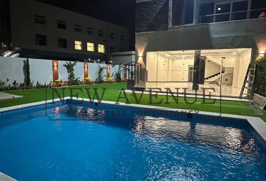 Ultra-modern finishing Twin house corner with Private swimming pool for sale in Zayed Dunes Compound Developed by Al Rabwa Group - Ansicht 6
