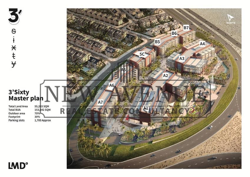 Resale office with Installments at 3 Sixty by LMD New Cairo - Więcej