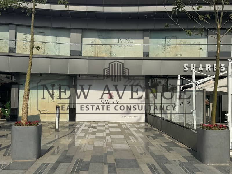 Ground Retail with outdoor area for rent at sway mall New Cairo – pohled 2