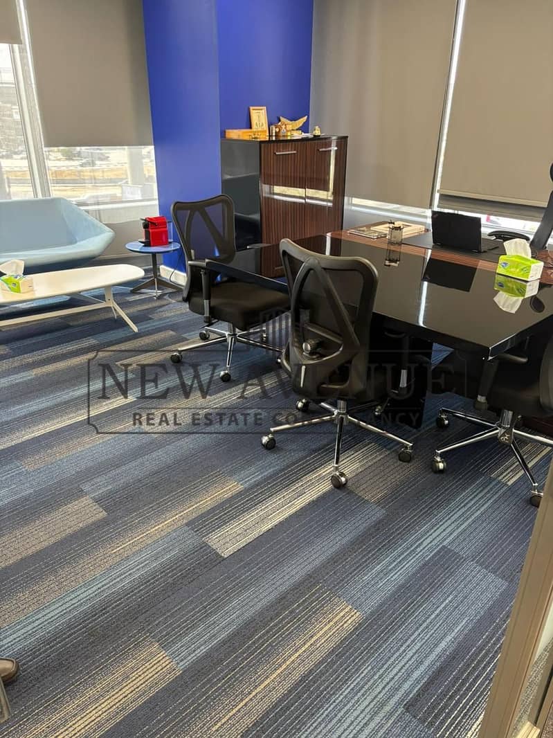 Fully finished Ground Admin office for rent at Cairo Festival City New Cairo - Więcej