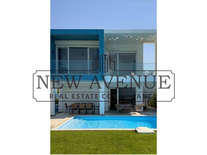 Elevated 2nd Row Fully finished Standalone with private pool Panoramic Sea view in FOUKA BAY North Coast Ras El Hekma - Widok 6